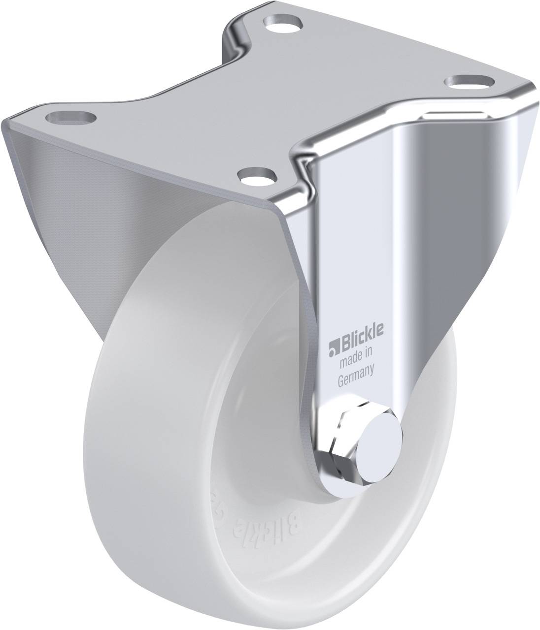 Blickle 416024 BK-PO 100XR-1 Rolka nieprowadząca Średnica koła: 100 mm Maksymalne obciążenie: 280 kg 1 szt. - obrazek 1