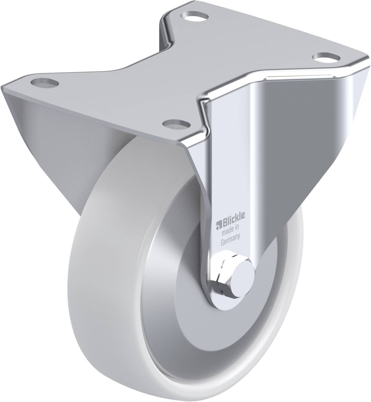 Blickle 270124 BK-PO 125R-3-FA Rolka nieprowadząca Średnica koła: 125 mm Maksymalne obciążenie: 300 kg 1 szt. - obrazek 1
