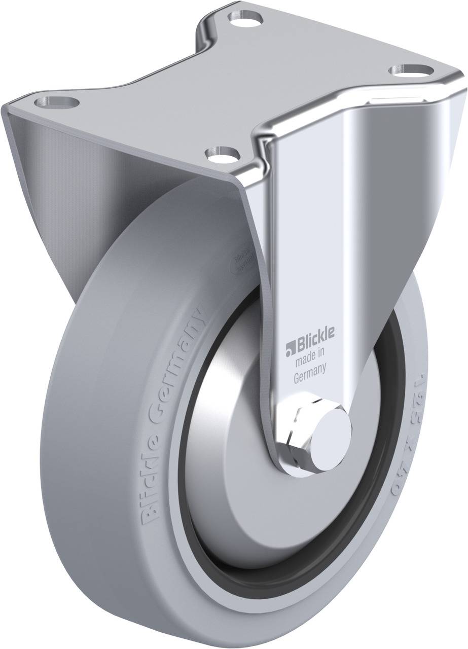 Blickle 316620 BK-POEV 125R-1-SG-FA Rolka nieprowadząca Średnica koła: 125 mm Maksymalne obciążenie: 250 kg 1 szt. - obrazek 1