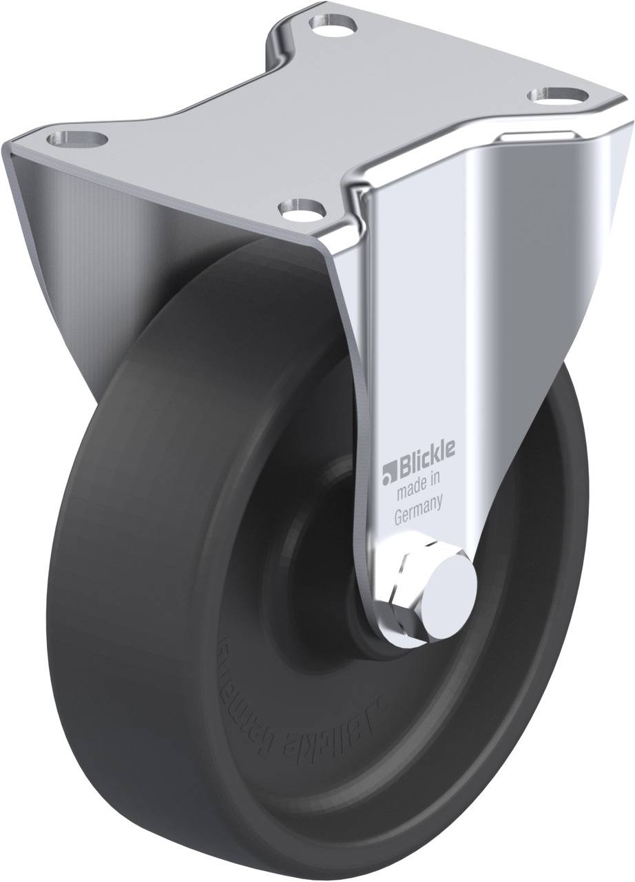 Blickle 754114 BK-POHI 125G-1 Rolka nieprowadząca Średnica koła: 125 mm Maksymalne obciążenie: 300 kg 1 szt. - obrazek 1