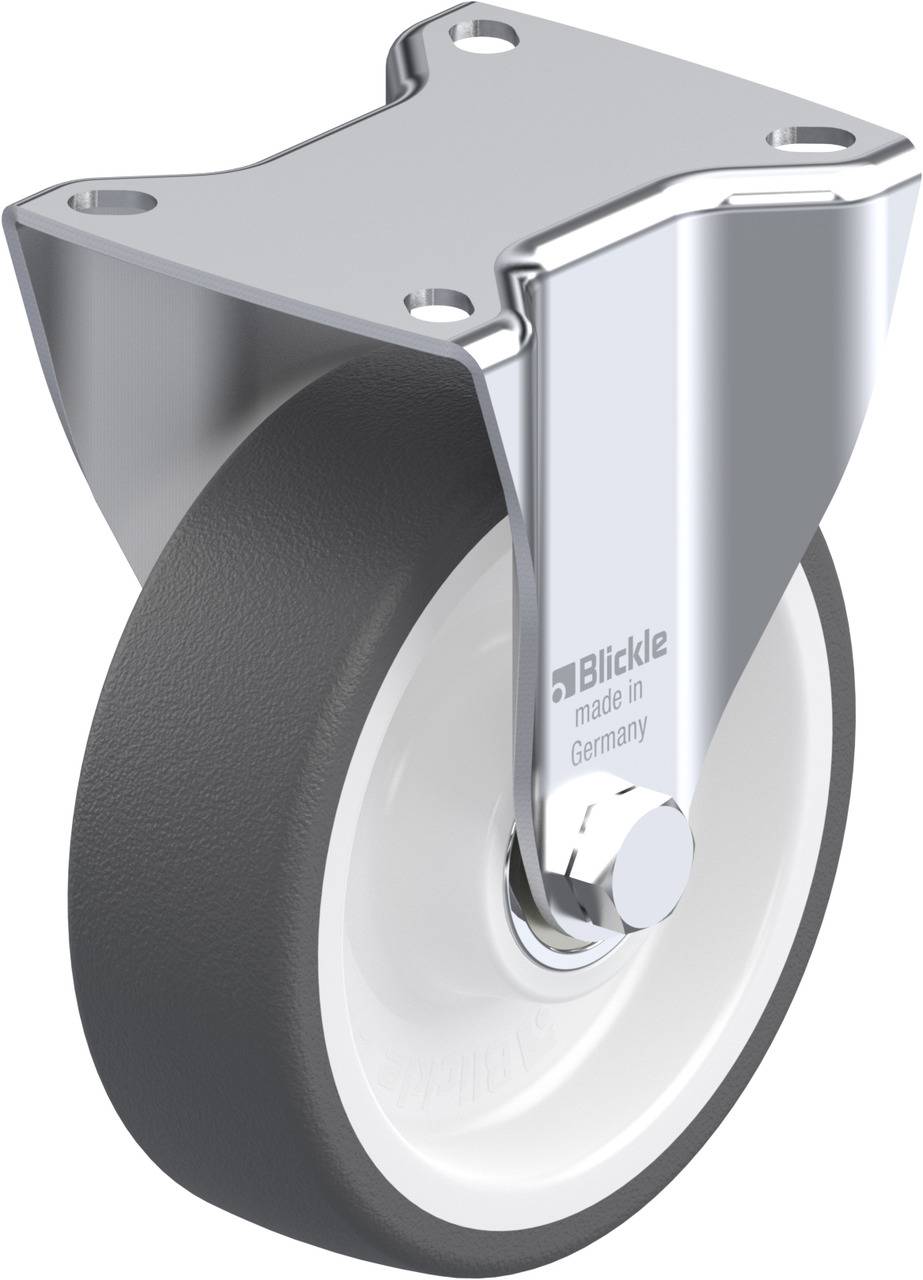 Blickle 280156 BK-POTH 125KA-1 Rolka nieprowadząca Średnica koła: 125 mm Maksymalne obciążenie: 350 kg 1 szt. - obrazek 1