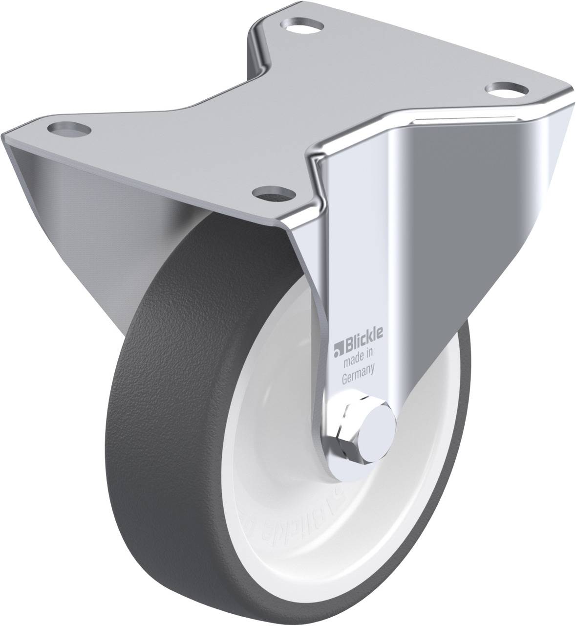 Blickle 264473 BK-POTH 125R-3 Rolka nieprowadząca Średnica koła: 125 mm Maksymalne obciążenie: 350 kg 1 szt. - obrazek 1