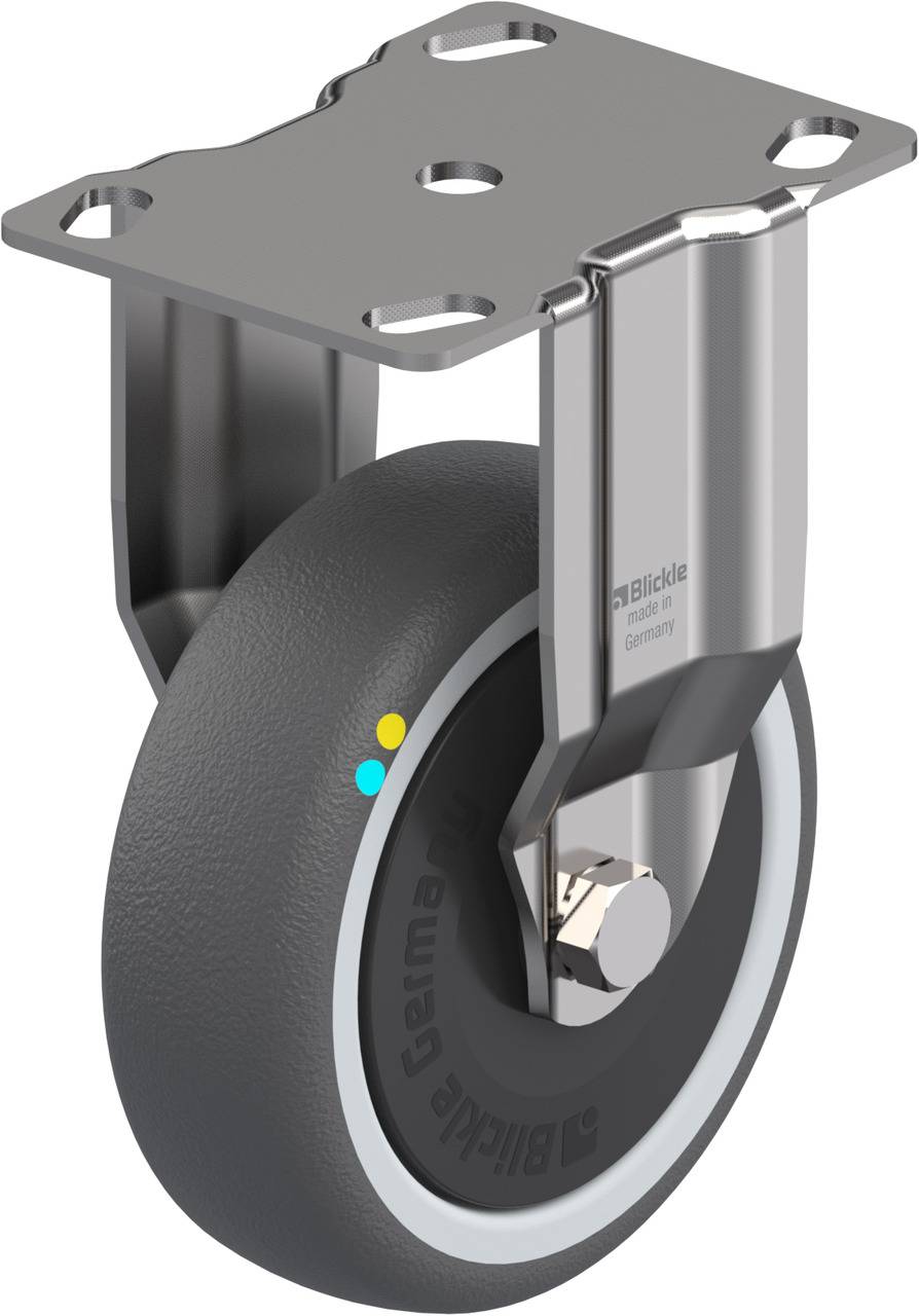 Blickle 853526 BKPXA-PATH 101KFD-ELS Rolka nieprowadząca Średnica koła: 100 mm Maksymalne obciążenie: 120 kg 1 szt. - obrazek 1