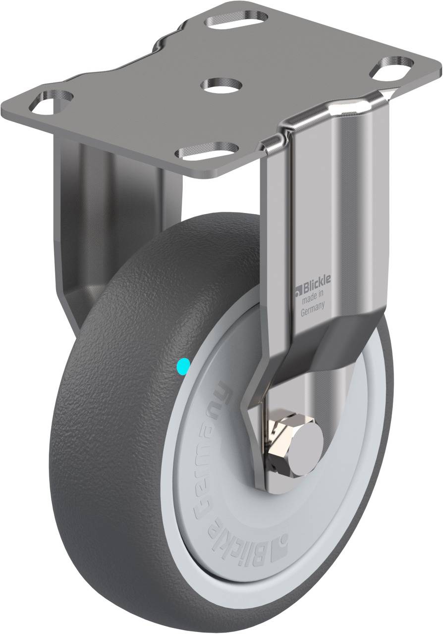 Blickle 760730 BKPXA-PATH 101KFD Rolka nieprowadząca Średnica koła: 100 mm Maksymalne obciążenie: 120 kg 1 szt. - obrazek 1