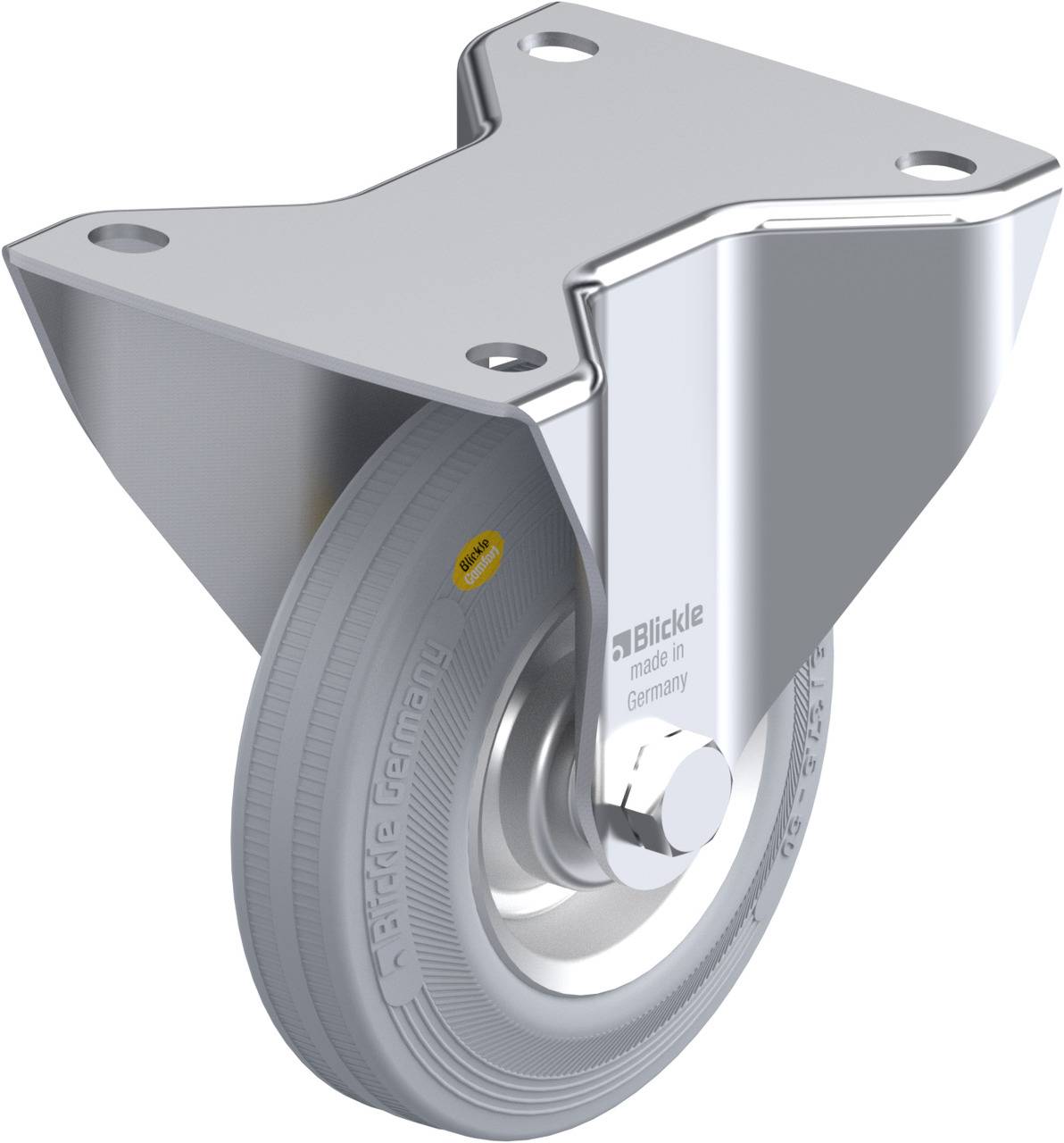 Blickle 691253 BK-RD 125R-3-VLI Rolka nieprowadząca Średnica koła: 125 mm Maksymalne obciążenie: 120 kg 1 szt. - obrazek 1