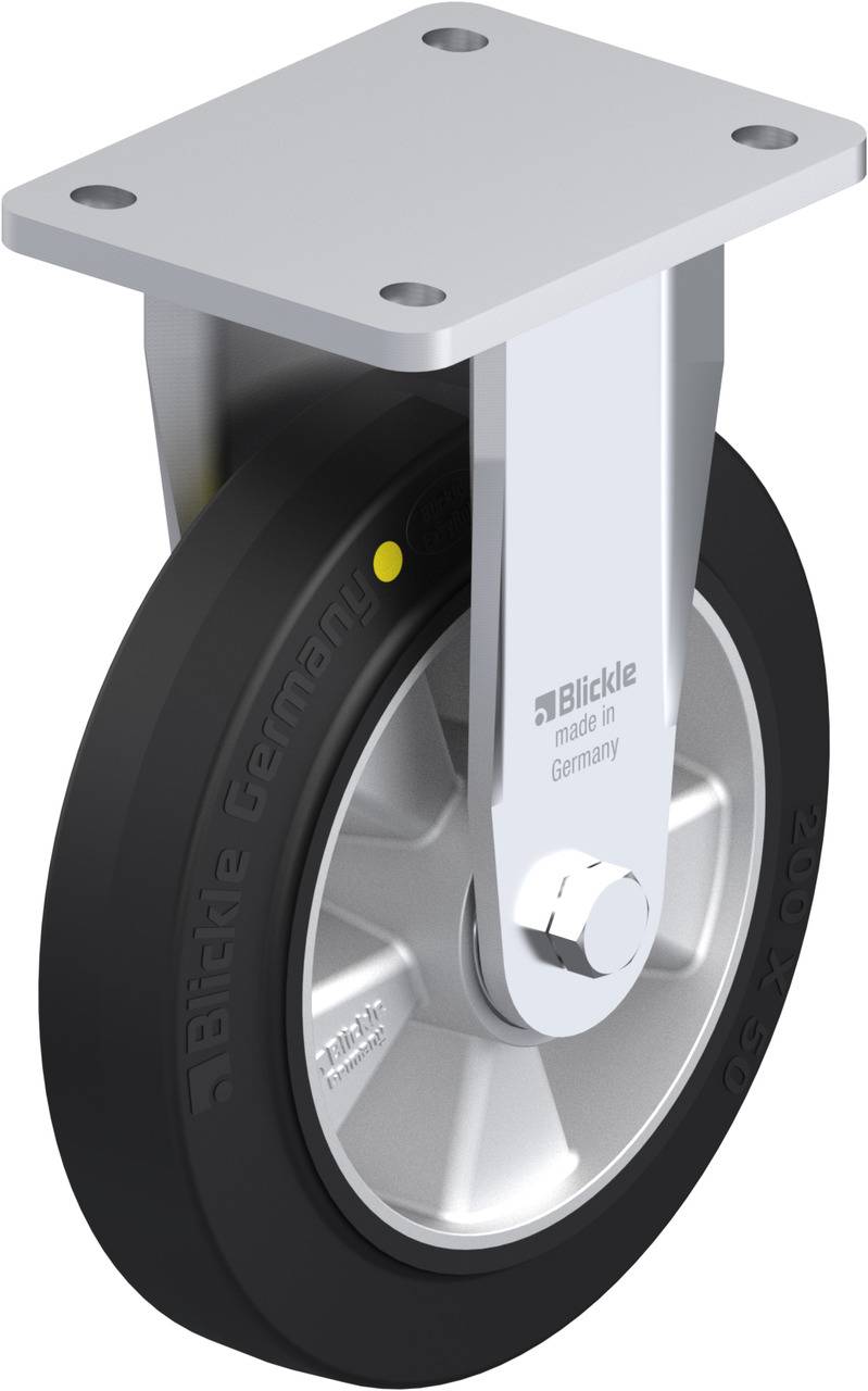 Blickle 743407 BO-ALEV 200K-EL Rolka nieprowadząca Średnica koła: 200 mm Maksymalne obciążenie: 500 kg 1 szt. - obrazek 1