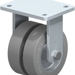 Blickle 692418 BOD-ALEV 125K-SG Podwójne kółko Średnica koła: 125 mm Maksymalne obciążenie: 500 kg 1 szt.