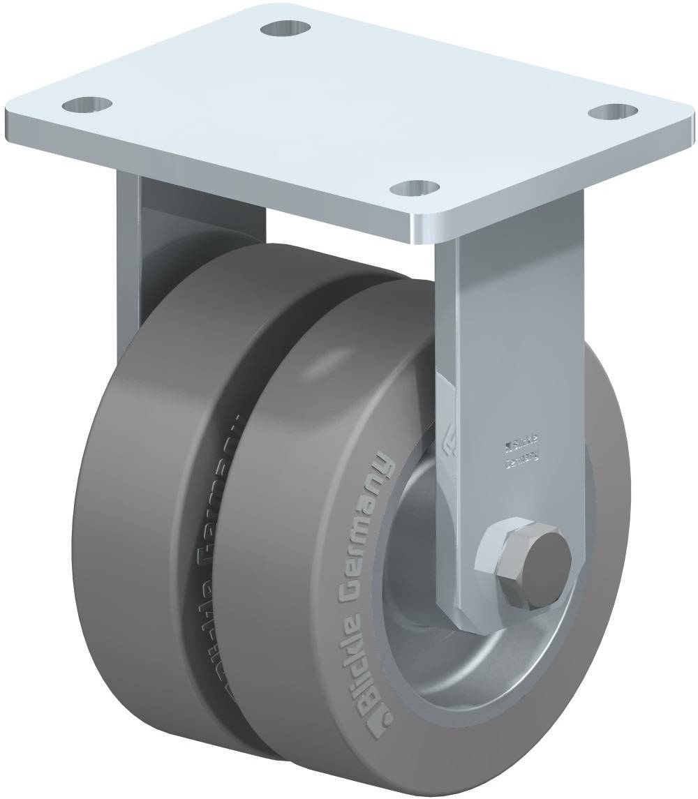 Blickle 692418 BOD-ALEV 125K-SG Podwójne kółko Średnica koła: 125 mm Maksymalne obciążenie: 500 kg 1 szt. - obrazek 1