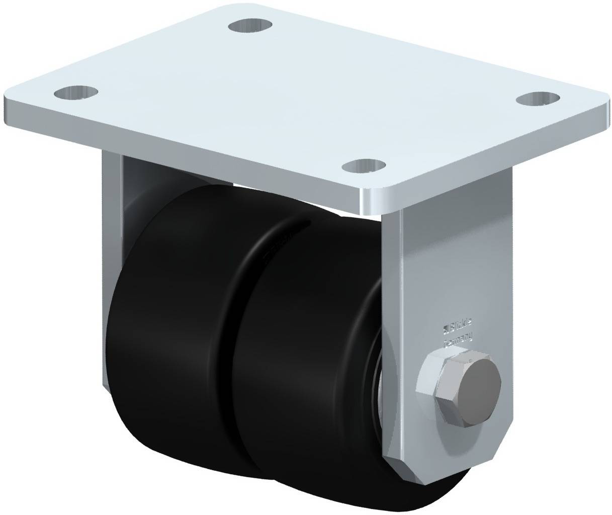 Blickle 759138 BOD-SE 80K Podwójne kółko Średnica koła: 80 mm Maksymalne obciążenie: 360 kg 1 szt. - obrazek 1
