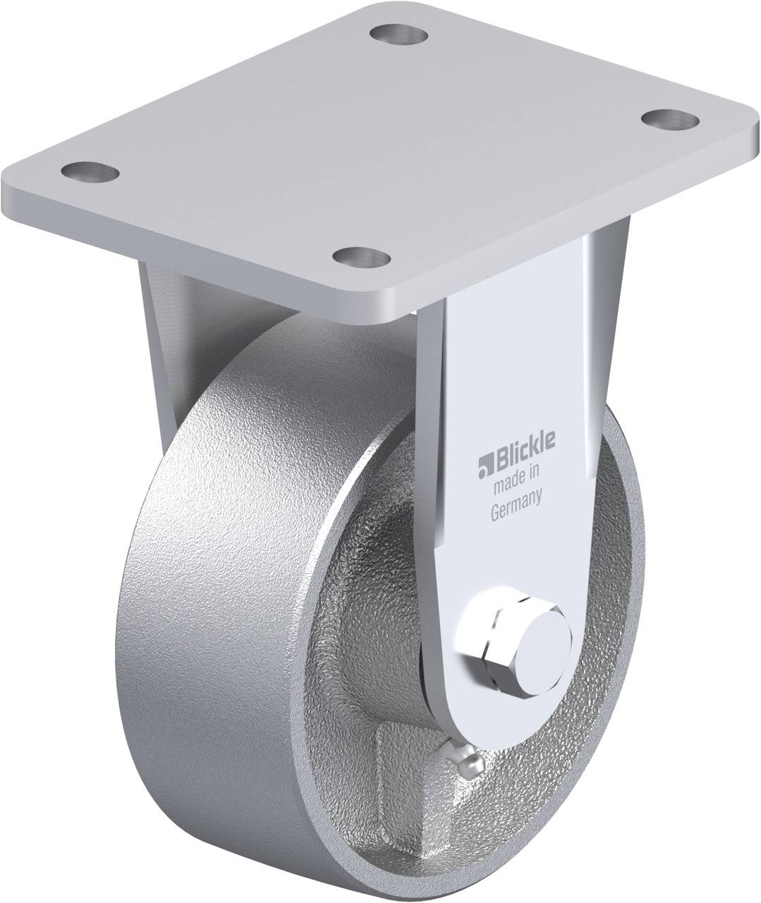 Blickle 609719 BO-G 127G Rolka nieprowadząca Średnica koła: 125 mm Maksymalne obciążenie: 750 kg 1 szt. - obrazek 1
