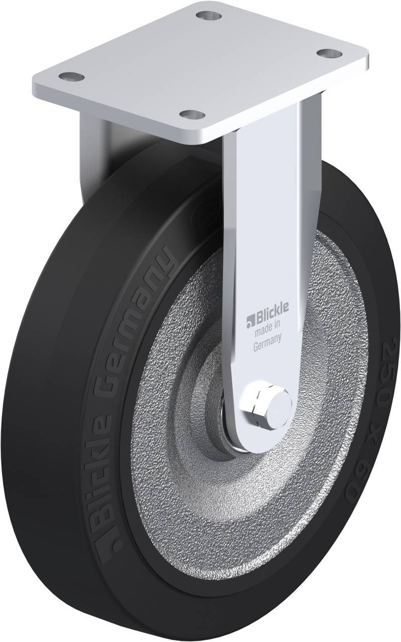 Blickle 43968 BO-SE 250K Rolka nieprowadząca Średnica koła: 250 mm Maksymalne obciążenie: 850 kg 1 szt. - obrazek 1