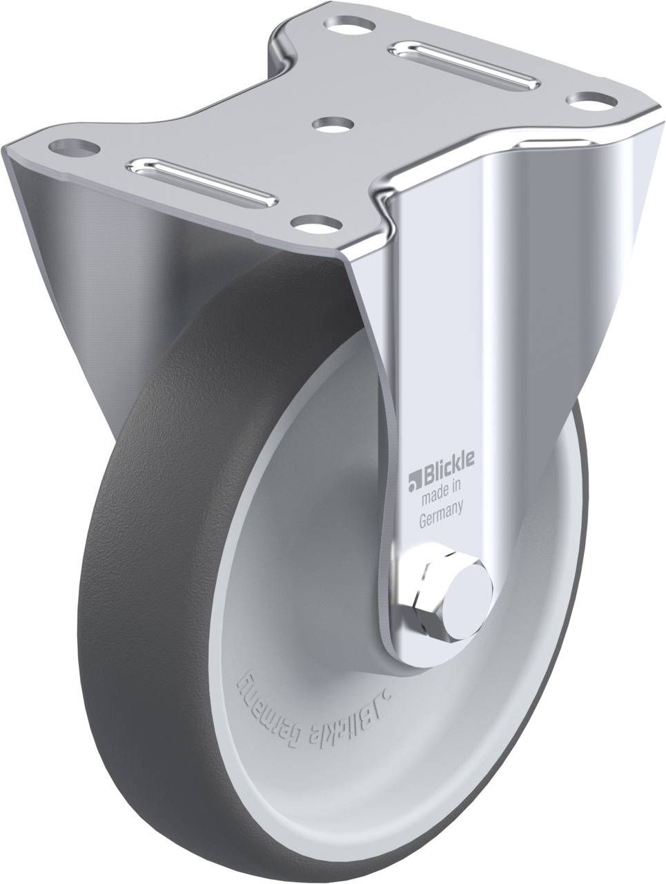 Blickle 846996 B-PATH 160R Rolka nieprowadząca Średnica koła: 160 mm Maksymalne obciążenie: 400 kg 1 szt. - obrazek 1
