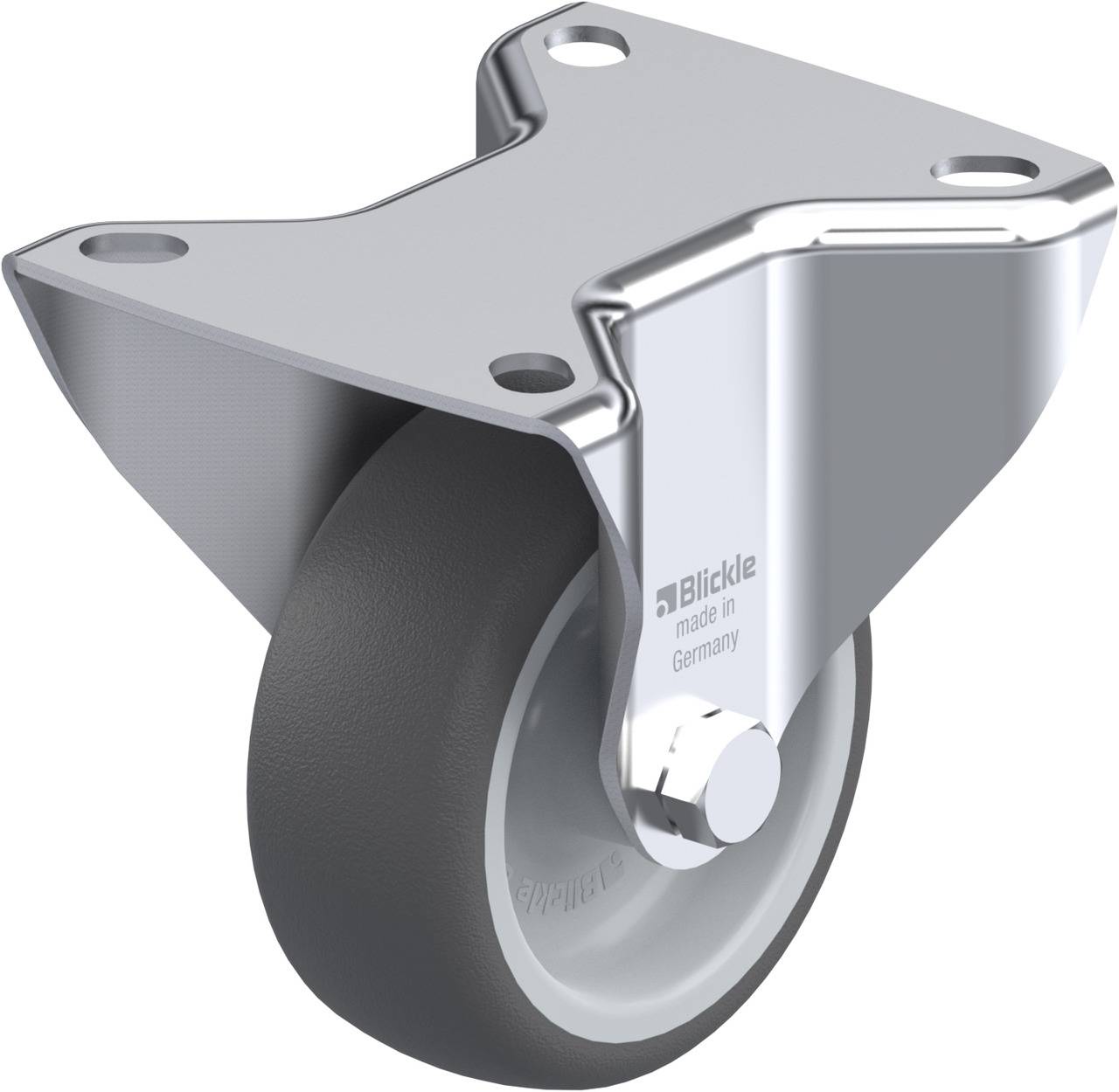 Blickle 281329 B-PATH 80G Rolka nieprowadząca Średnica koła: 80 mm Maksymalne obciążenie: 150 kg 1 szt. - obrazek 1
