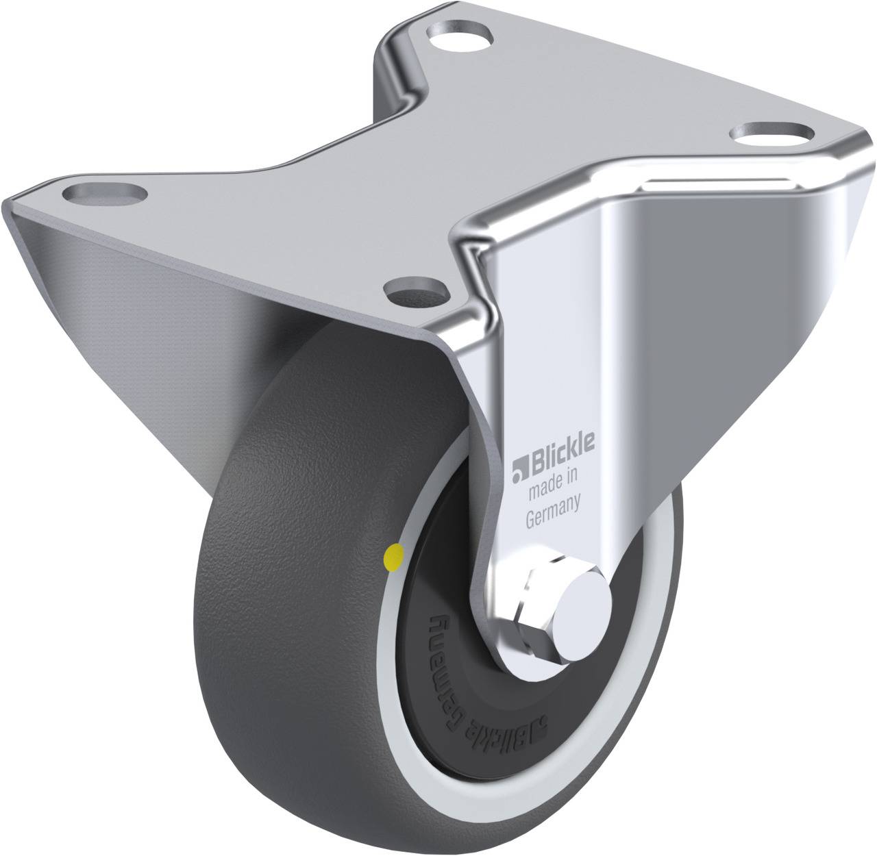 Blickle 852174 B-PATH 80KF-ELS Rolka nieprowadząca Średnica koła: 80 mm Maksymalne obciążenie: 100 kg 1 szt. - obrazek 1