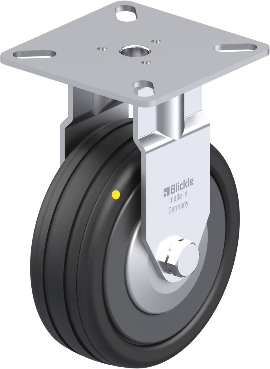 Blickle 276626 BPA-VPA 75K-EL-FA Rolka nieprowadząca Średnica koła: 75 mm Maksymalne obciążenie: 45 kg 1 szt. - obrazek 1
