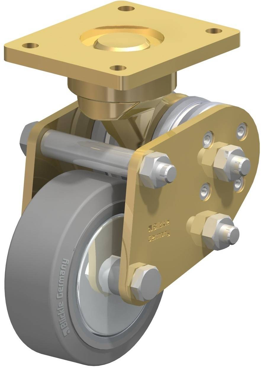 Blickle 736750 BPFE-ALEV 100K-SG-FA Sprężynowe kółko stałe Średnica koła: 100 mm Maksymalne obciążenie: 200 kg 1 szt. - obrazek 1