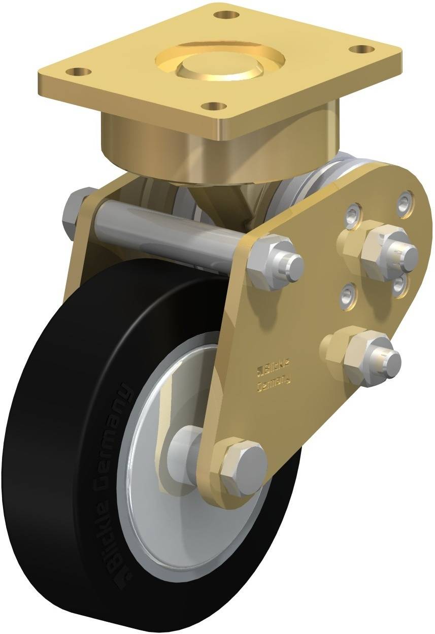 Blickle 610766 BPFE-ALEV 125K-FA Sprężynowe kółko stałe Średnica koła: 125 mm Maksymalne obciążenie: 250 kg 1 szt. - obrazek 1