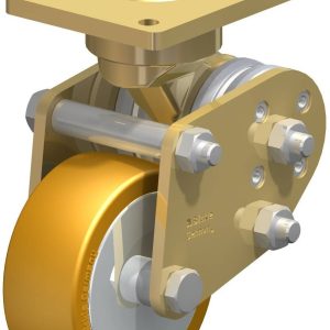 Blickle 585562 BPFE-ALTH 101K-FA Sprężynowe kółko stałe Średnica koła: 100 mm Maksymalne obciążenie: 350 kg 1 szt.