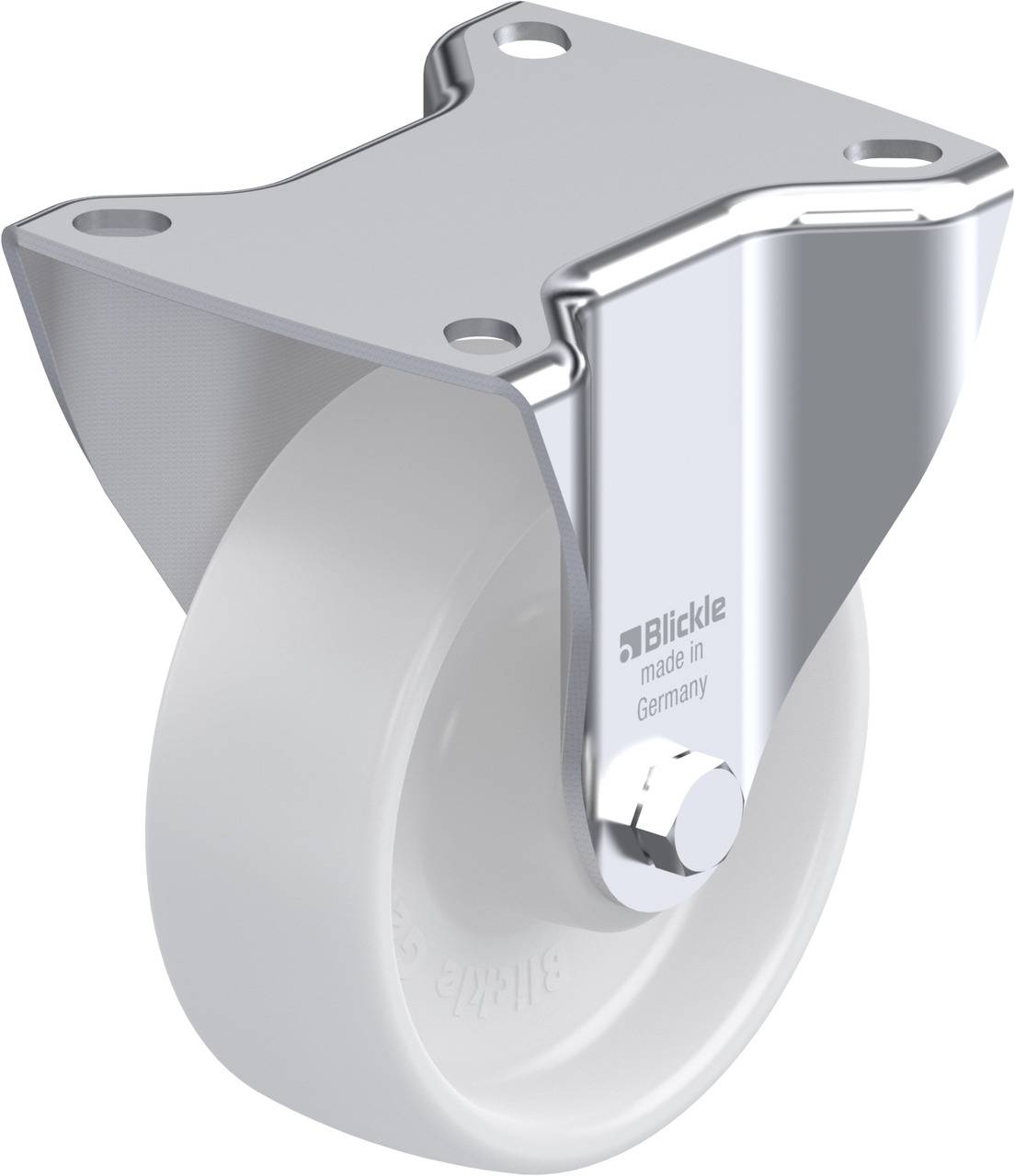 Blickle 284638 B-PO 100XR Rolka nieprowadząca Średnica koła: 100 mm Maksymalne obciążenie: 250 kg 1 szt. - obrazek 1