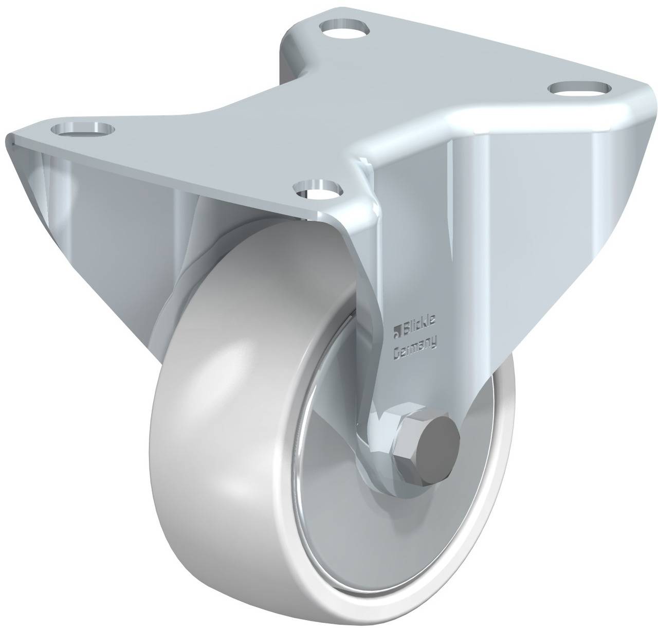 Blickle 239061 B-PO 75R-FA Rolka nieprowadząca Średnica koła: 75 mm Maksymalne obciążenie: 200 kg 1 szt. - obrazek 1