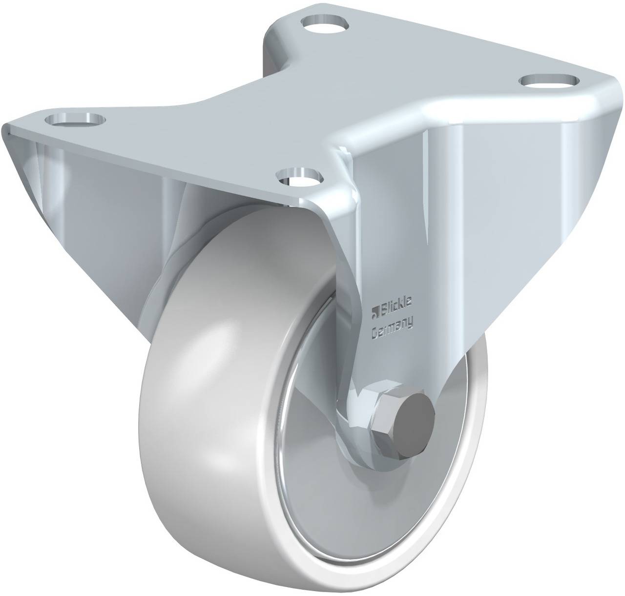 Blickle 688937 B-PO 75XR-FA Rolka nieprowadząca Średnica koła: 75 mm Maksymalne obciążenie: 200 kg 1 szt. - obrazek 1
