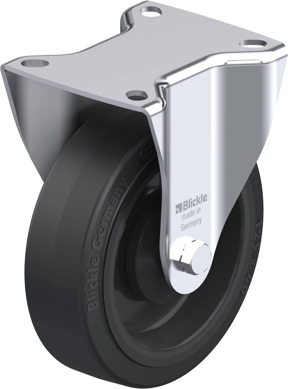 Blickle 577387 B-POEV 125KA Rolka nieprowadząca Średnica koła: 125 mm Maksymalne obciążenie: 250 kg 1 szt. - obrazek 1