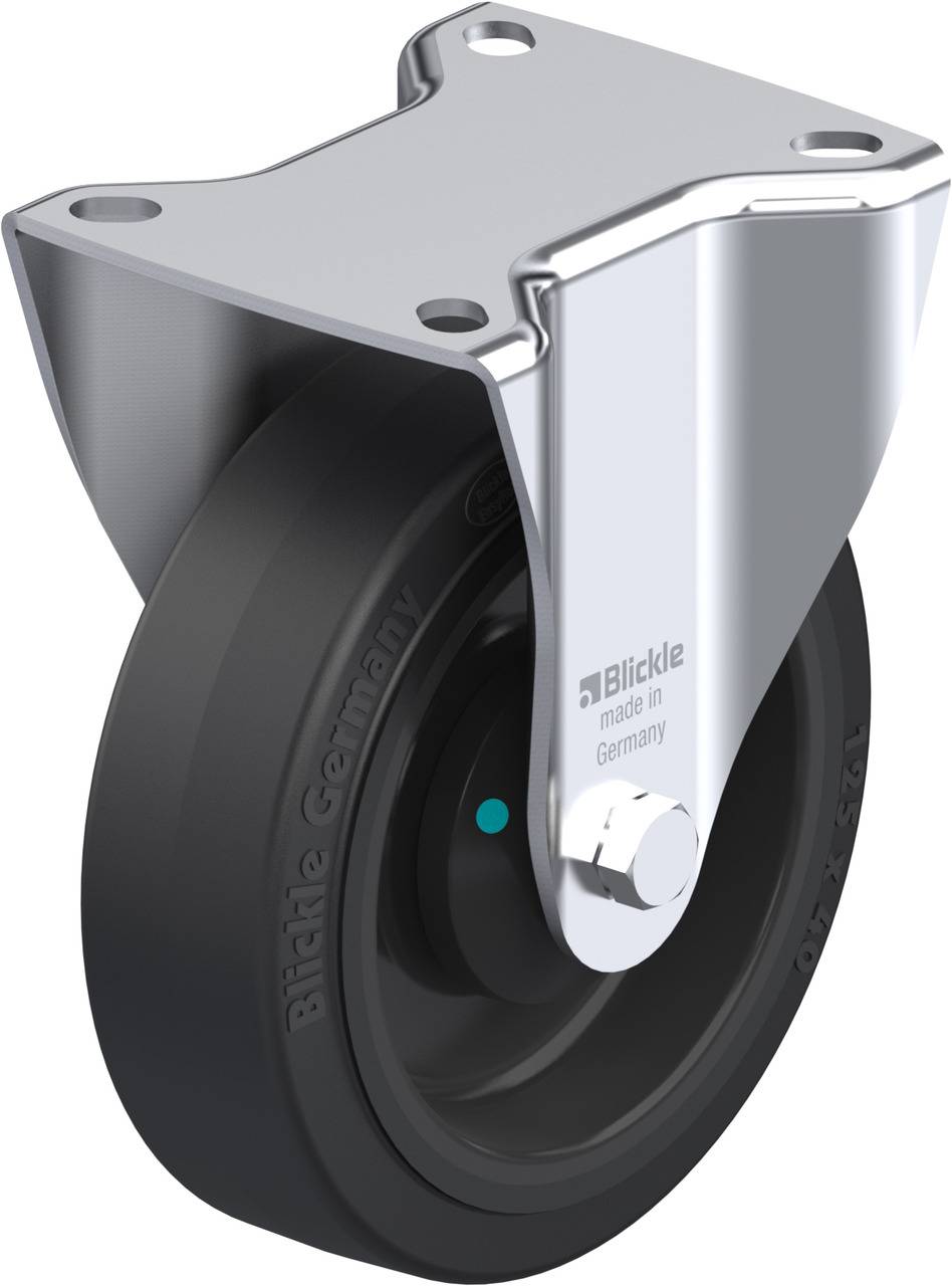 Blickle 611038 B-POEV 125KAD Rolka nieprowadząca Średnica koła: 125 mm Maksymalne obciążenie: 250 kg 1 szt. - obrazek 1