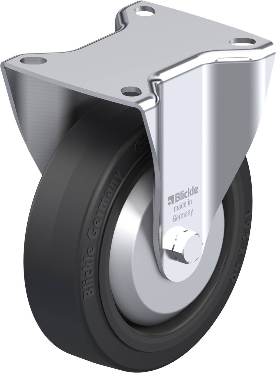 Blickle 686469 B-POEV 125KA-FA Rolka nieprowadząca Średnica koła: 125 mm Maksymalne obciążenie: 250 kg 1 szt. - obrazek 1