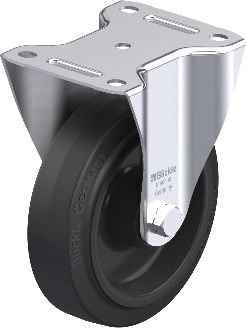 Blickle 235259 B-POEV 160XR Rolka nieprowadząca Średnica koła: 160 mm Maksymalne obciążenie: 400 kg 1 szt. - obrazek 1