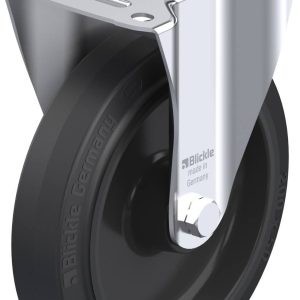 Blickle 15834 B-POEV 200XR Rolka nieprowadząca Średnica koła: 200 mm Maksymalne obciążenie: 400 kg 1 szt.