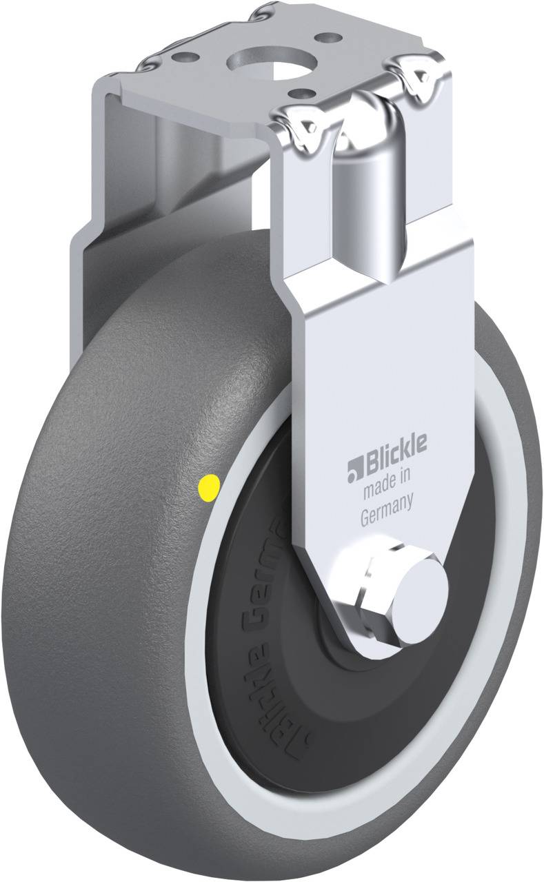 Blickle 848919 BRA-PATH 75KF-ELS Rolka nieprowadząca Średnica koła: 75 mm Maksymalne obciążenie: 65 kg 1 szt. - obrazek 1