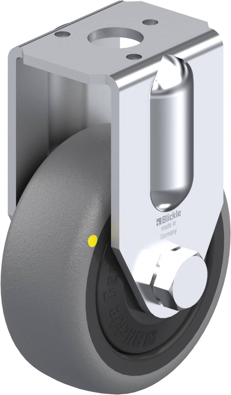 Blickle 644864 BRA-TPA 50KF-ELS Rolka nieprowadząca Średnica koła: 50 mm Maksymalne obciążenie: 30 kg 1 szt. - obrazek 1