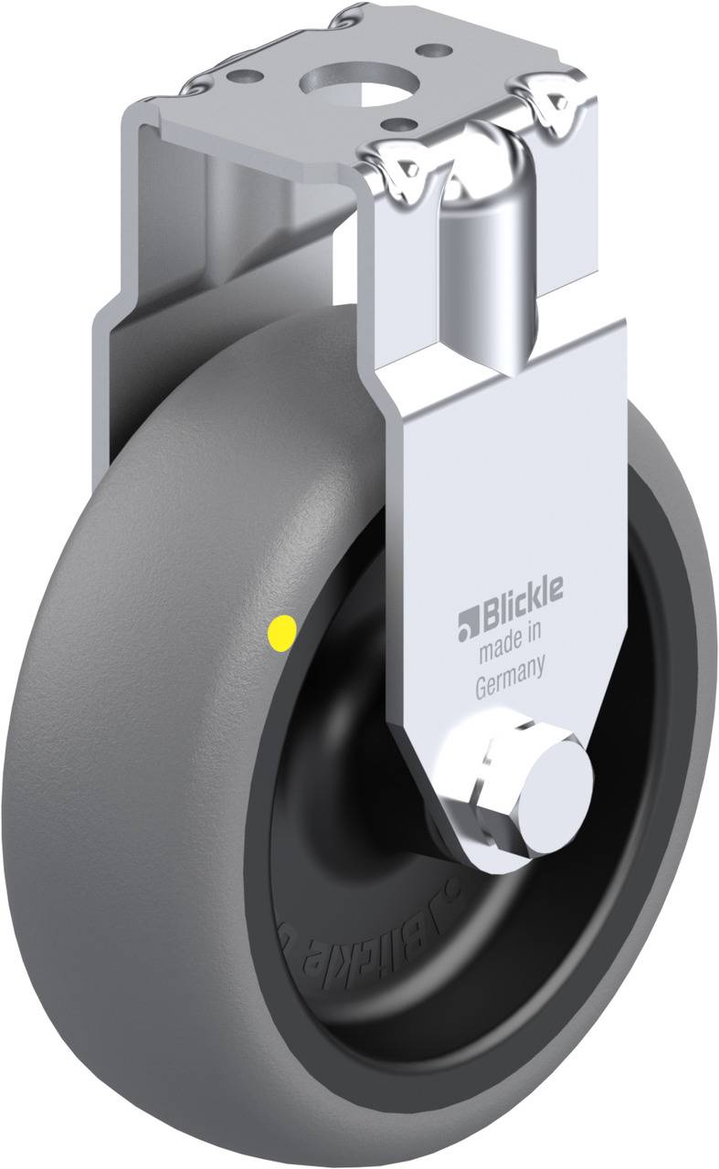 Blickle 608505 BRA-TPA 75G-ELS Rolka nieprowadząca Średnica koła: 75 mm Maksymalne obciążenie: 50 kg 1 szt. - obrazek 1