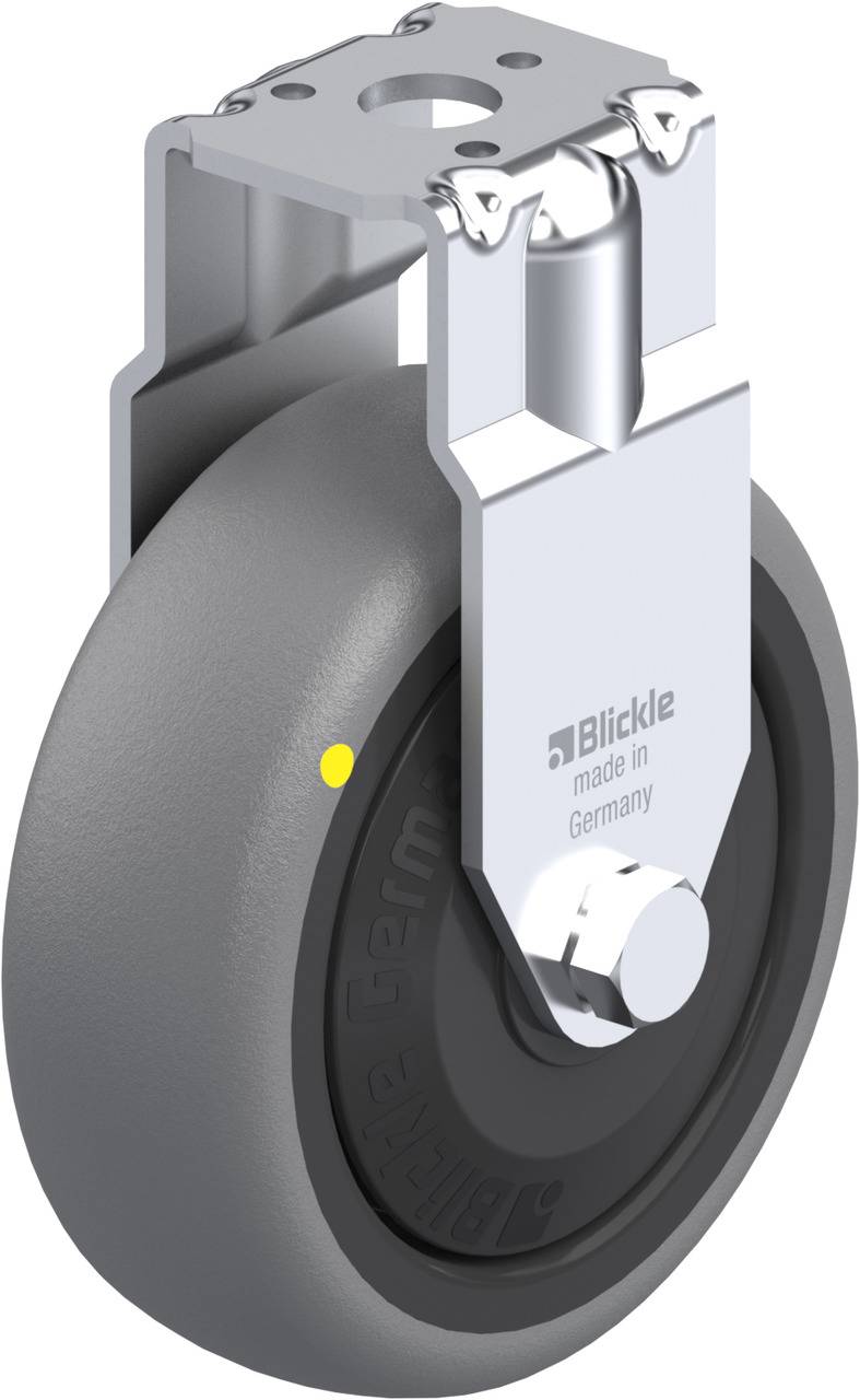 Blickle 630285 BRA-TPA 75KF-ELS Rolka nieprowadząca Średnica koła: 75 mm Maksymalne obciążenie: 50 kg 1 szt. - obrazek 1