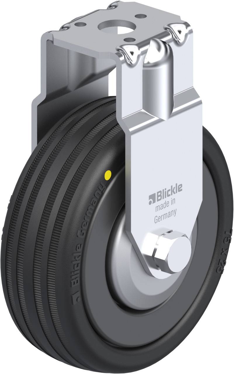 Blickle 749251 BRA-VPA 75K-EL-FA Rolka nieprowadząca Średnica koła: 75 mm Maksymalne obciążenie: 45 kg 1 szt. - obrazek 1