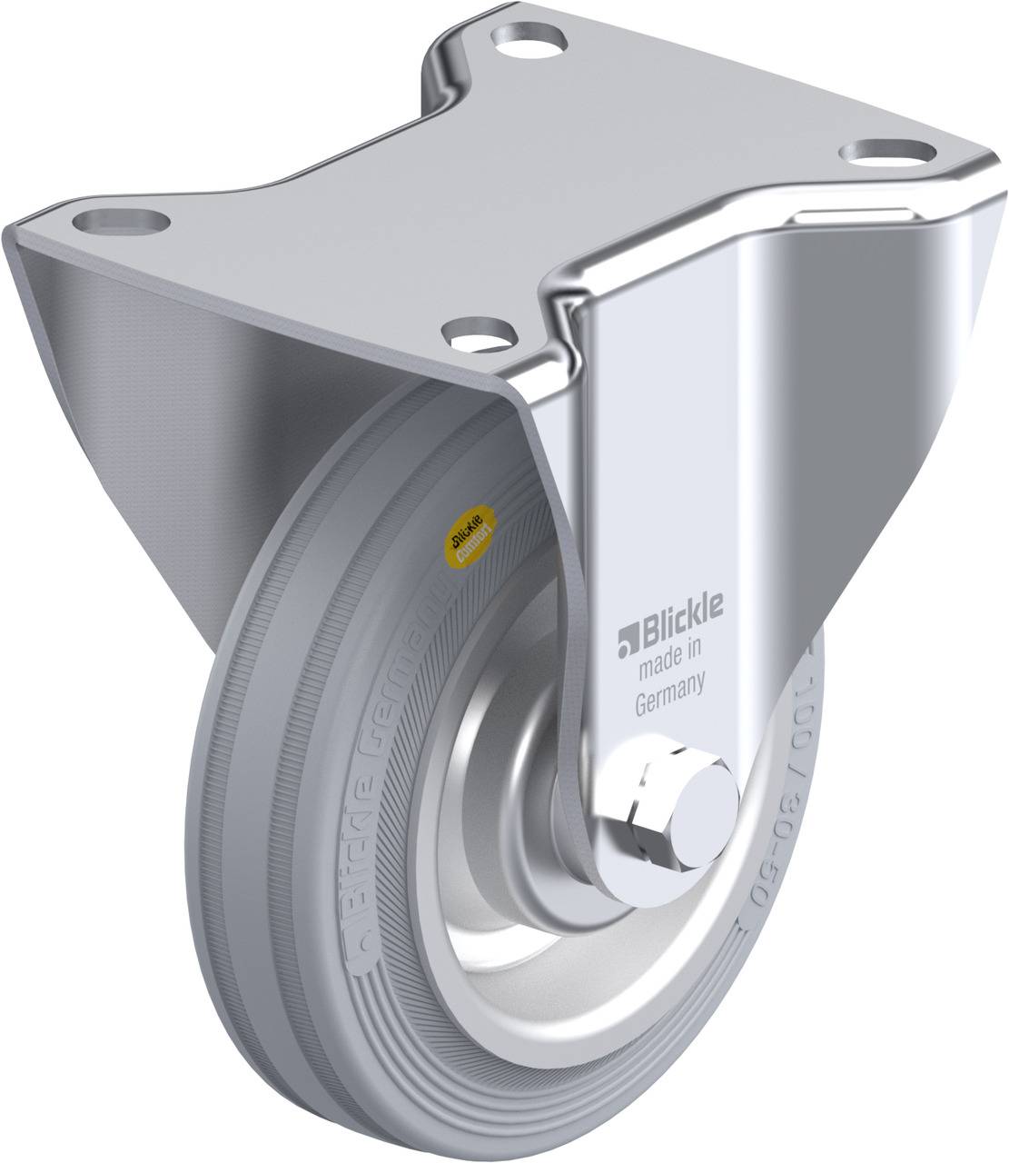 Blickle 94268 B-RD 100R-VLI Rolka nieprowadząca Średnica koła: 100 mm Maksymalne obciążenie: 100 kg 1 szt. - obrazek 1