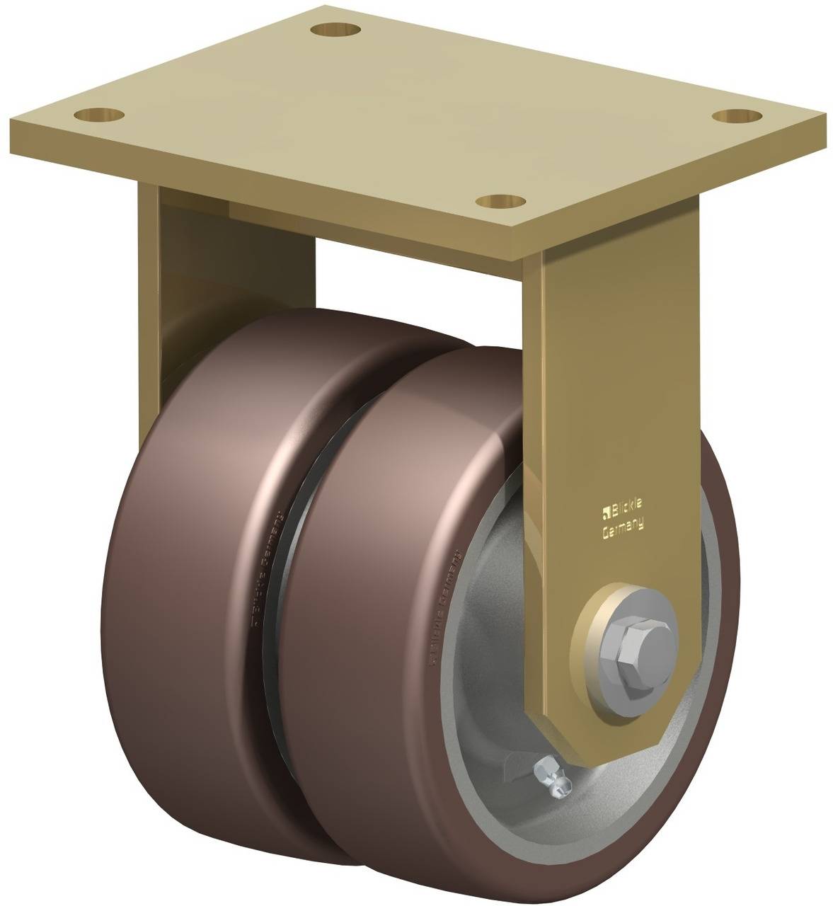 Blickle 742819 BSD-GB 150K-35 Podwójne kółko Średnica koła: 150 mm Maksymalne obciążenie: 1400 kg 1 szt. - obrazek 1