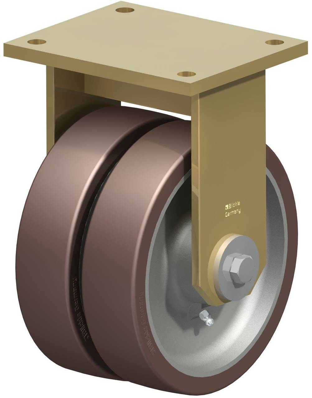 Blickle 742821 BSD-GB 200K-35 Podwójne kółko Średnica koła: 200 mm Maksymalne obciążenie: 1800 kg 1 szt. - obrazek 1