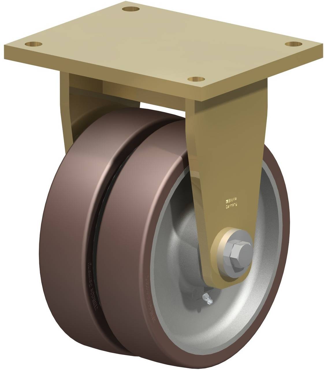 Blickle 742823 BSD-GB 250K Podwójne kółko Średnica koła: 250 mm Maksymalne obciążenie: 2700 kg 1 szt. - obrazek 1