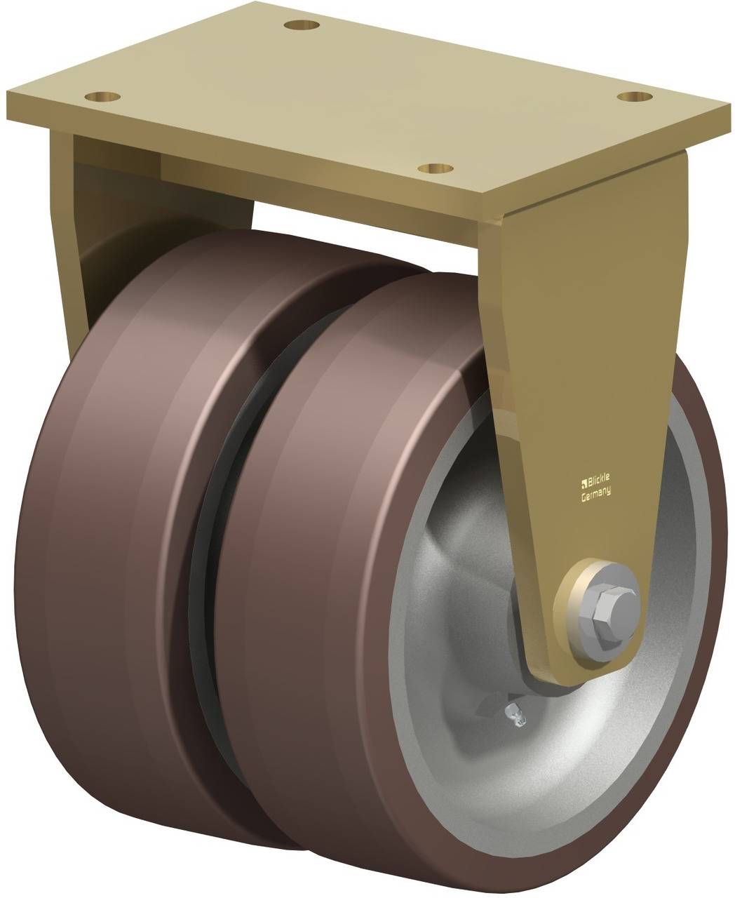 Blickle 742827 BSD-GB 304K Podwójne kółko Średnica koła: 300 mm Maksymalne obciążenie: 5400 kg 1 szt. - obrazek 1
