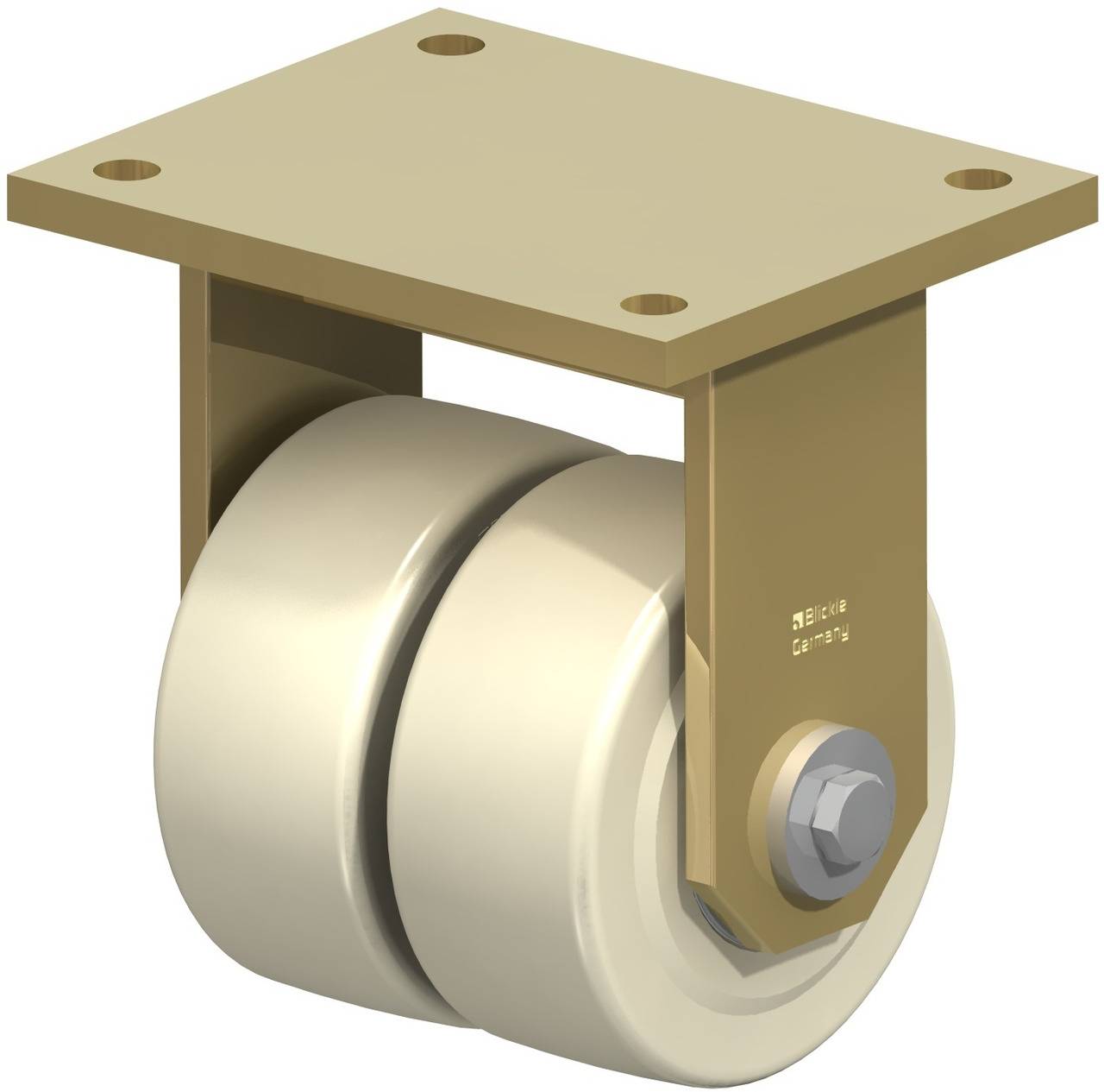 Blickle 364505 BSD-GSPO 125K Podwójne kółko Średnica koła: 125 mm Maksymalne obciążenie: 3600 kg 1 szt. - obrazek 1