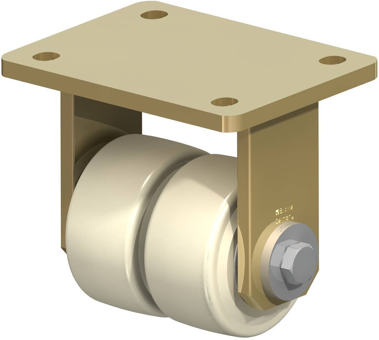 Blickle 614628 BSD-GSPO 80K Podwójne kółko Średnica koła: 80 mm Maksymalne obciążenie: 1750 kg 1 szt. - obrazek 1