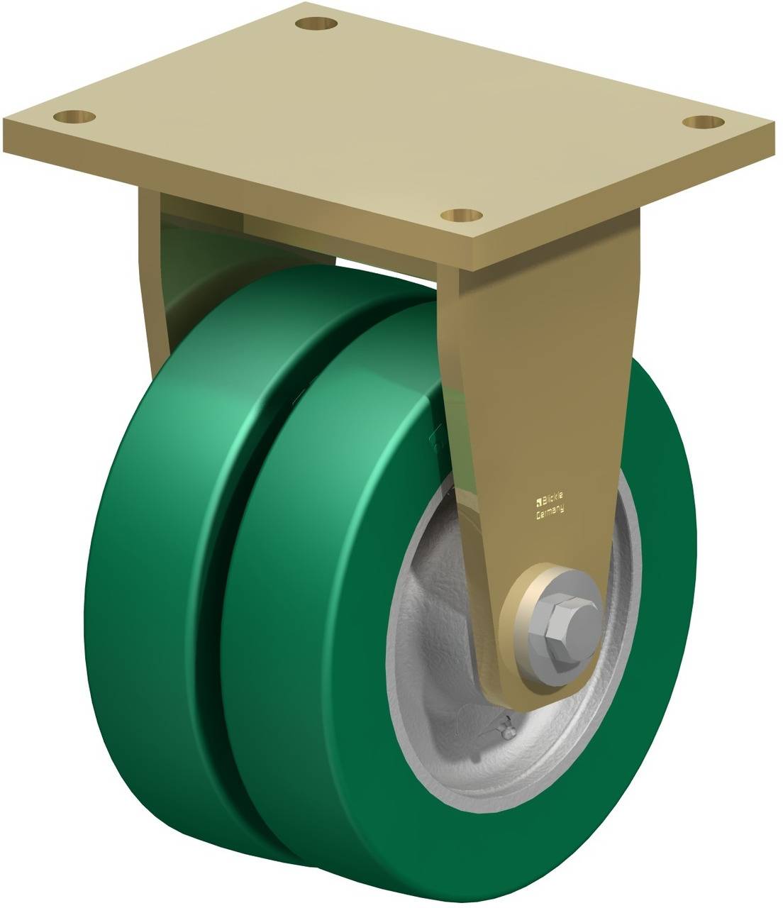 Blickle 754217 BSD-GST 250K Podwójne kółko Średnica koła: 250 mm Maksymalne obciążenie: 2400 kg 1 szt. - obrazek 1