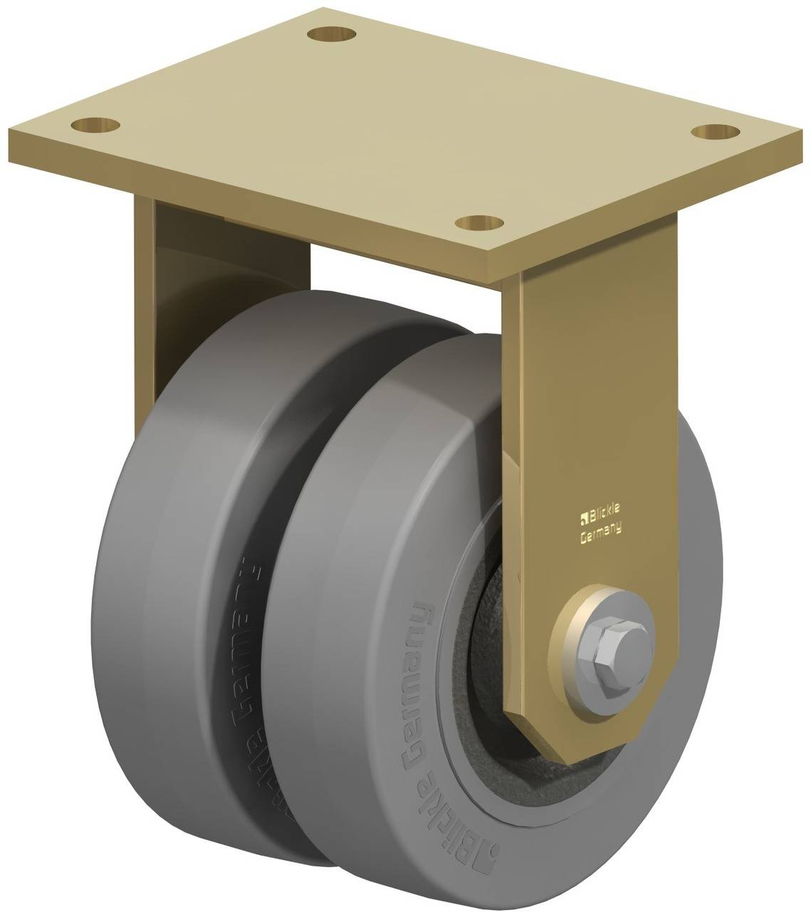 Blickle 756313 BSD-SE 160K-35-SG Podwójne kółko Średnica koła: 160 mm Maksymalne obciążenie: 900 kg 1 szt. - obrazek 1
