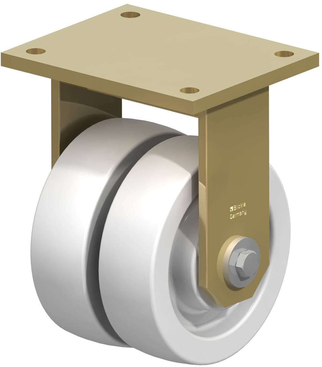 Blickle 762937 BSD-SPO 160K-35 Podwójne kółko Średnica koła: 160 mm Maksymalne obciążenie: 1550 kg 1 szt. - obrazek 1