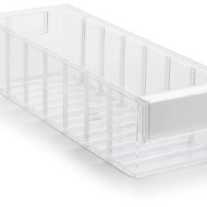 Treston 4015-1 Pojemnik na małe części (S x W x G) 132 x 100 x 400 mm przeźroczysty 20 szt.