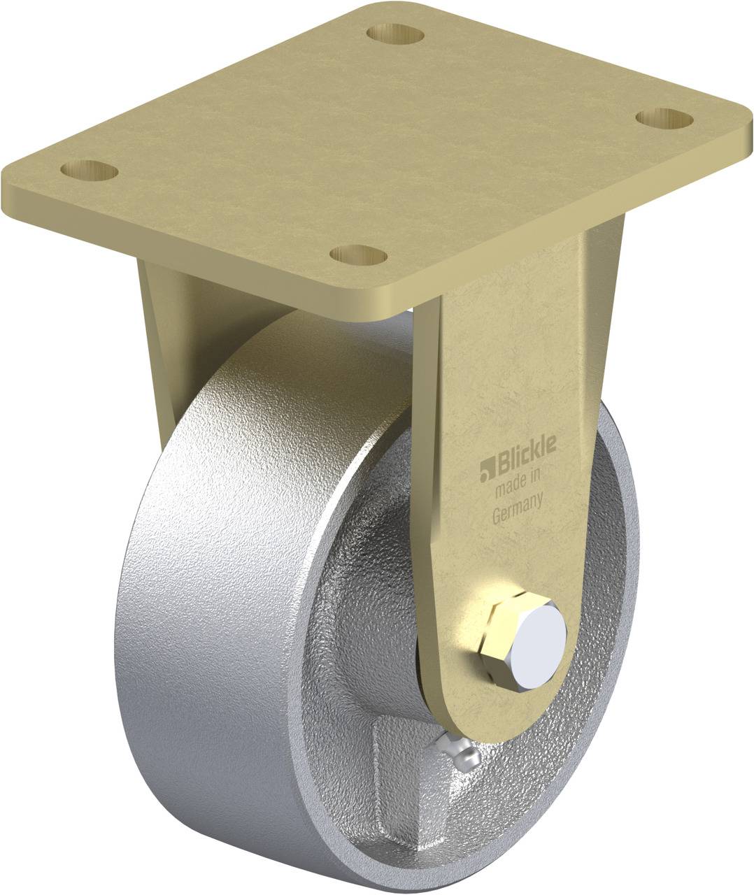 Blickle 636936 BS-G 127G Rolka nieprowadząca Średnica koła: 125 mm Maksymalne obciążenie: 750 kg 1 szt. - obrazek 1