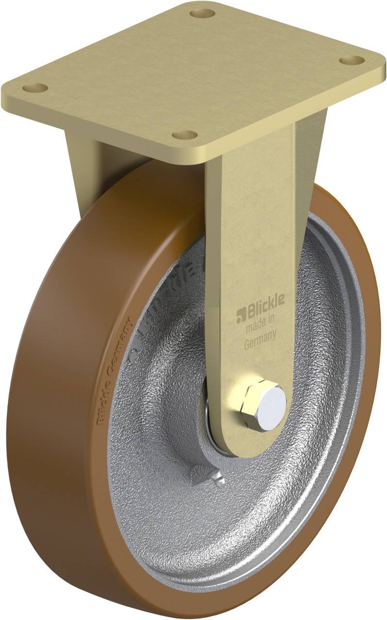 Blickle 742639 BS-GB 250K Rolka nieprowadząca Średnica koła: 250 mm Maksymalne obciążenie: 1500 kg 1 szt. - obrazek 1