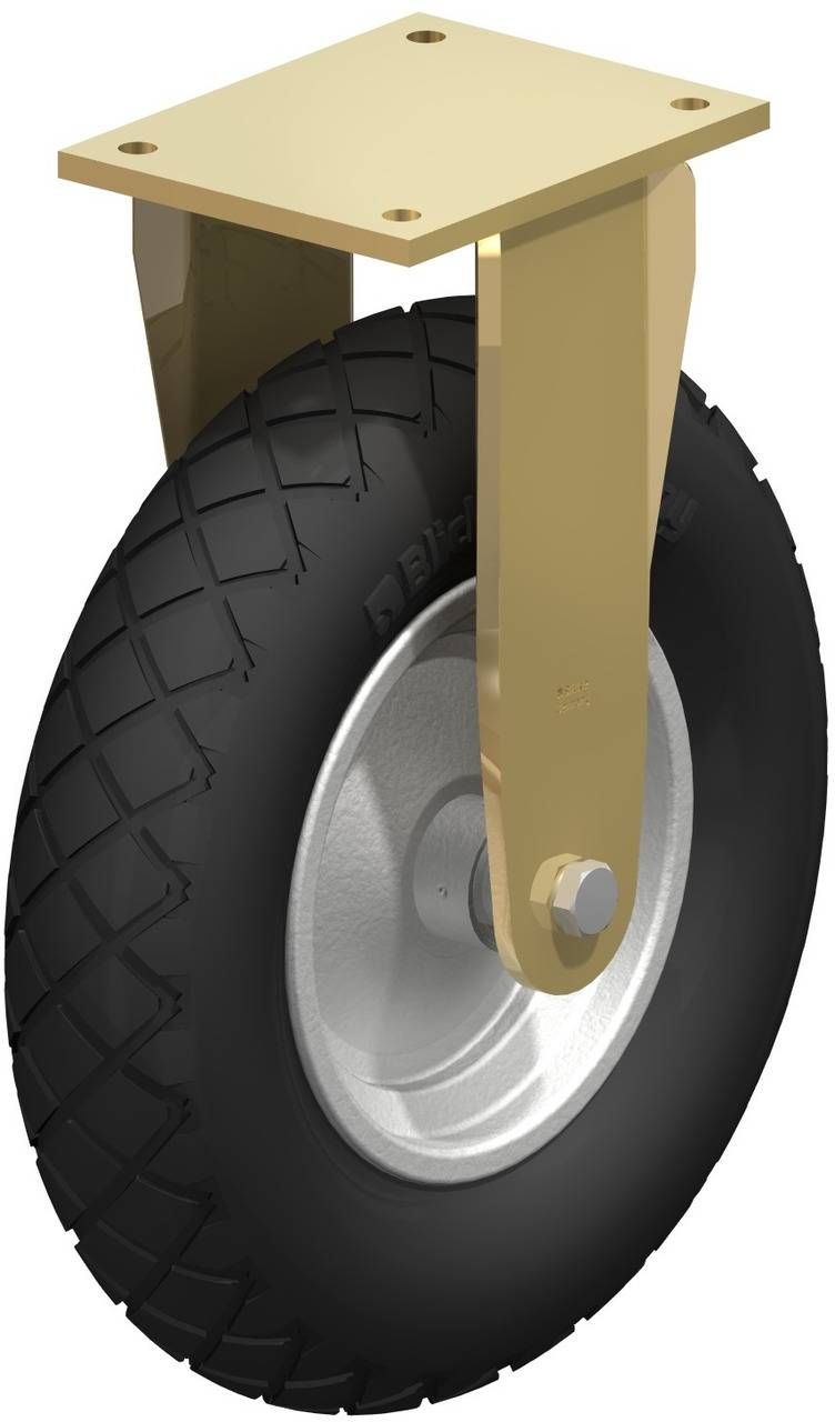 Blickle 40592 BS-P 410K Rolka nieprowadząca Średnica koła: 400 mm Maksymalne obciążenie: 350 kg 1 szt. - obrazek 1