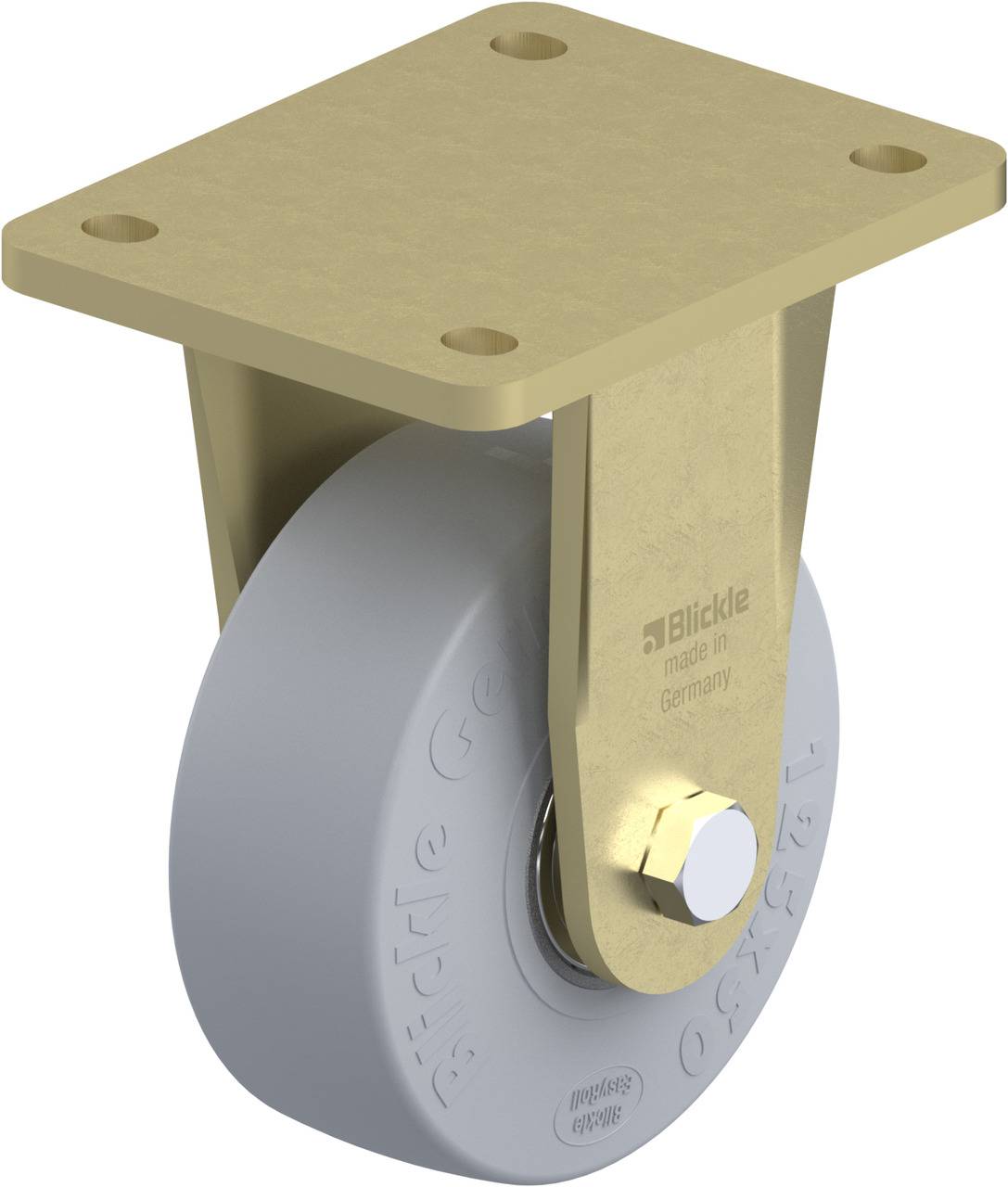 Blickle 391763 BS-SE 125K-SG Rolka nieprowadząca Średnica koła: 125 mm Maksymalne obciążenie: 320 kg 1 szt. - obrazek 1